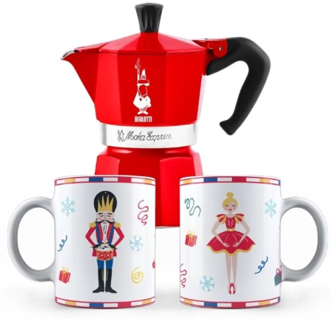 Bialetti Nutcracker Moka Express 6tz Percolator