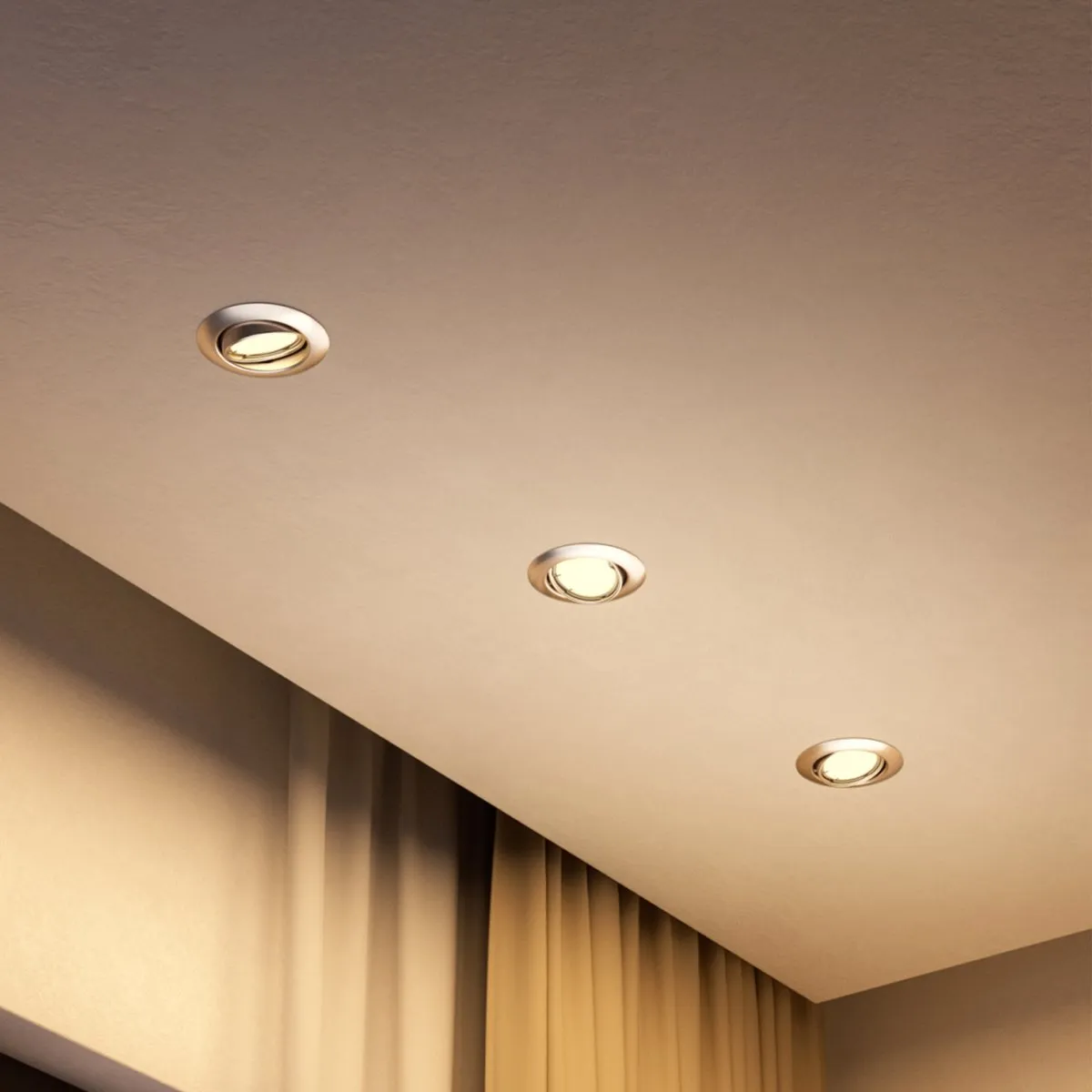 Philips Hue Peridot Inbouwspots 3 Stuks - Nikkel - GU10