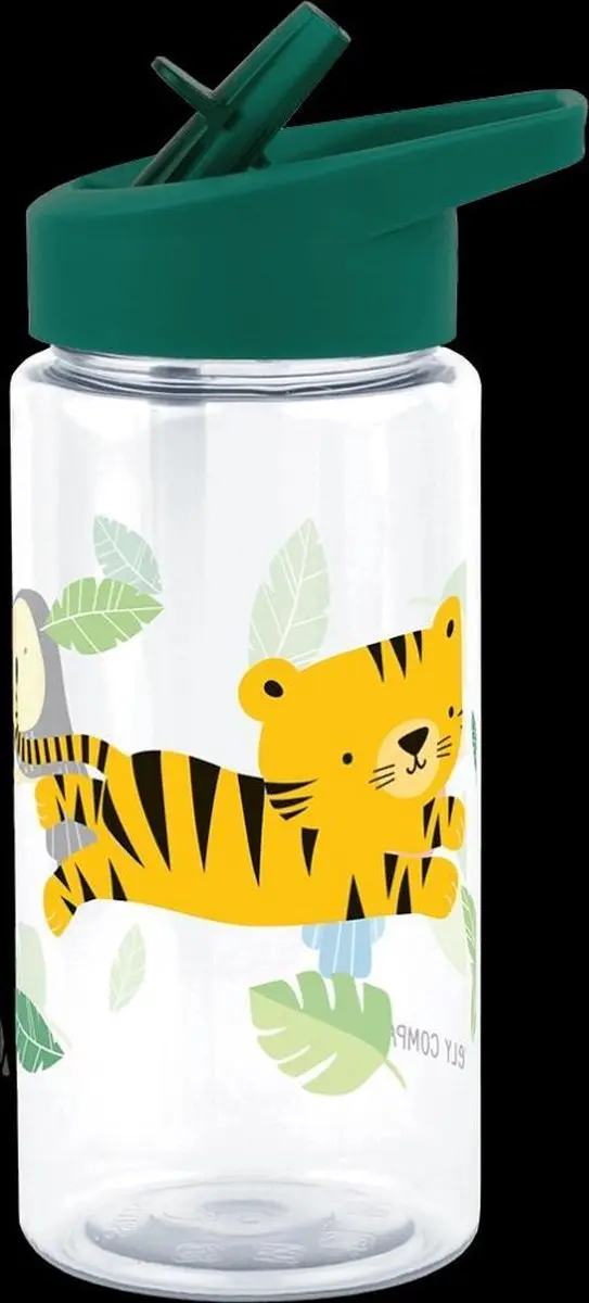 A Little Lovely Company Jungle Tijger Drinkfles 450ml