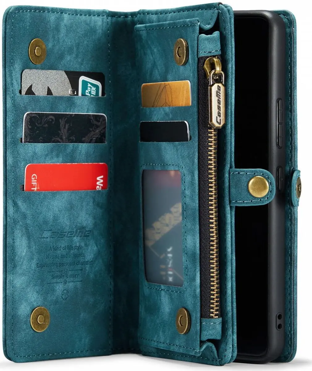 Caseme 008 Book Case Samsung Galaxy A53 - 9 Pasjes - Blauw