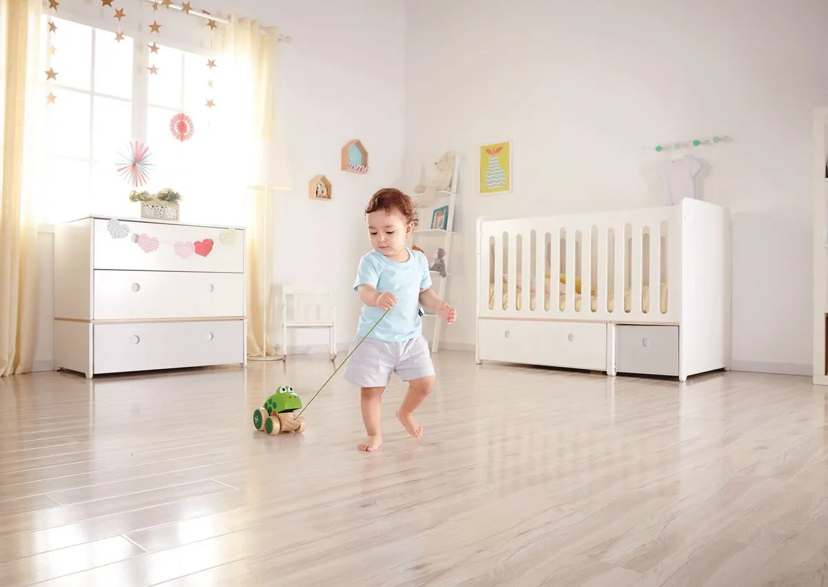 Hape Kikker Trekdier - 1 Stuk - Veelkleurig - afbeelding 6 van 6