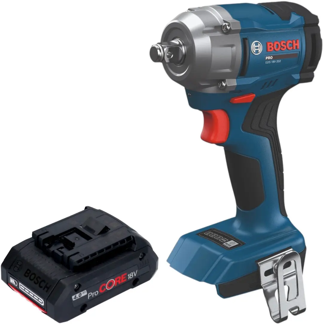 Bosch GDS 18V-350 Professional accu-slagschroevendraaier 18 V 350 Nm 1/2" borste