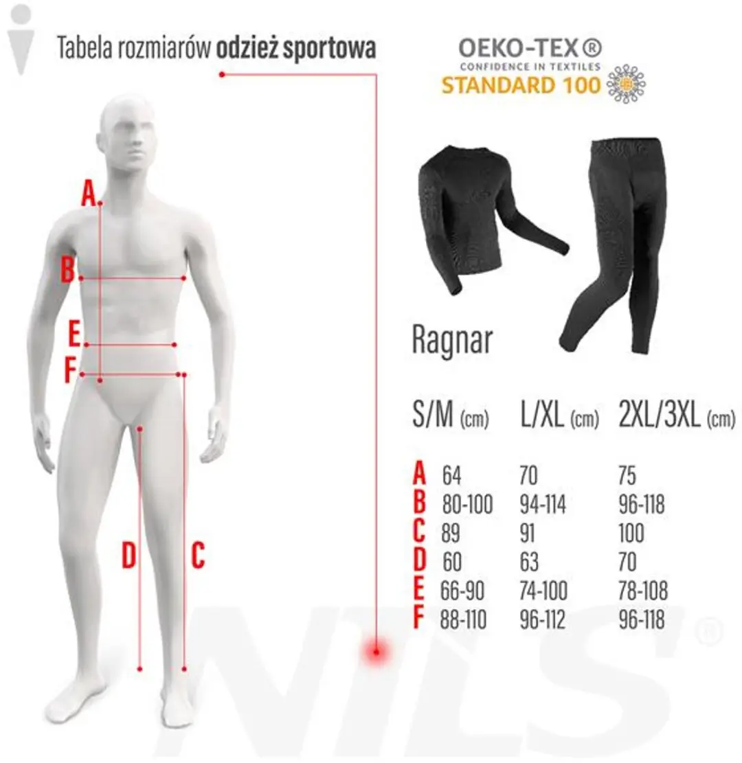 Nils Ragnar Thermoactief Shirt BTK0060 - Zwart - 2XL/3XL