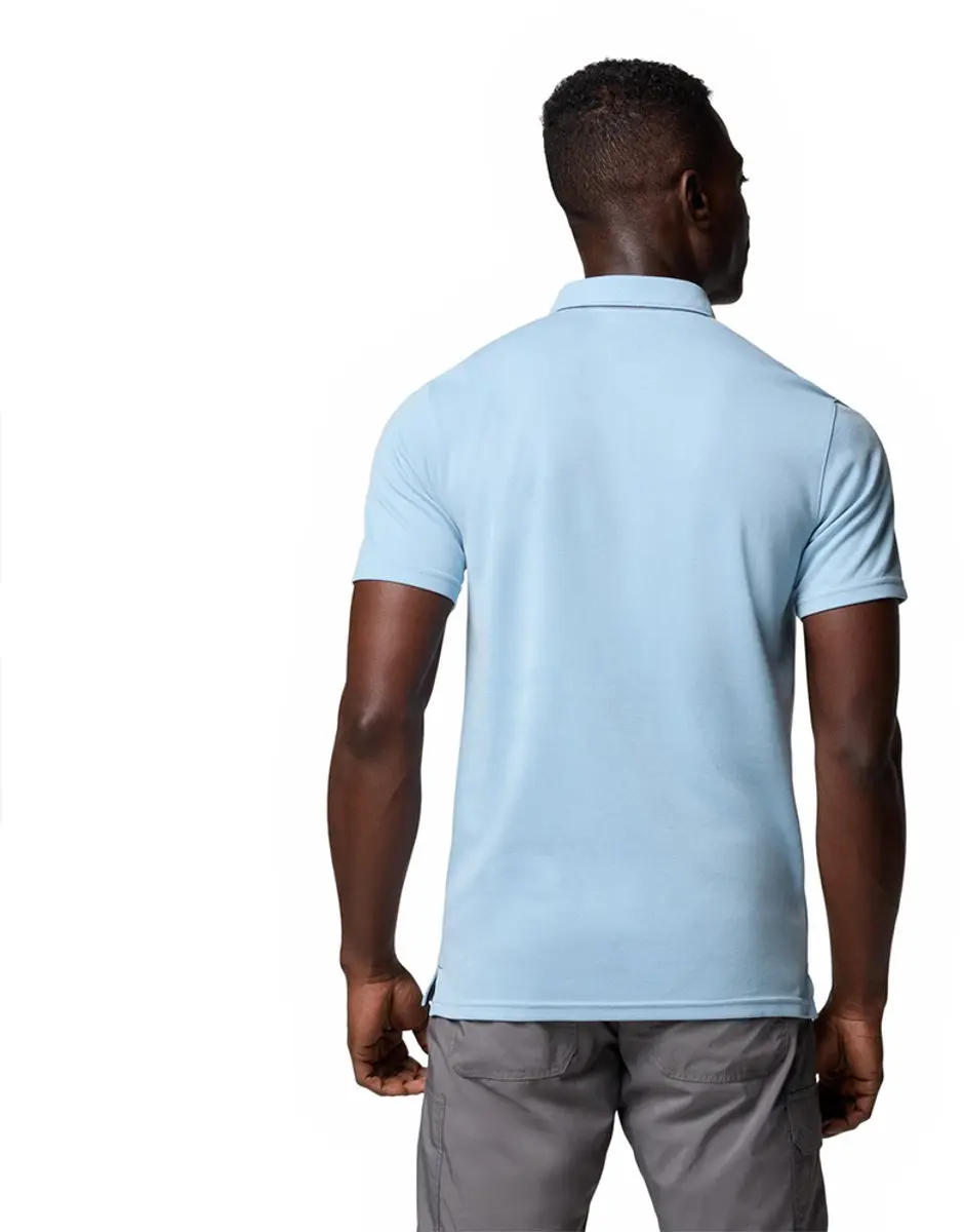 Columbia Nelson Point Poloshirt - S - Ripple Blue