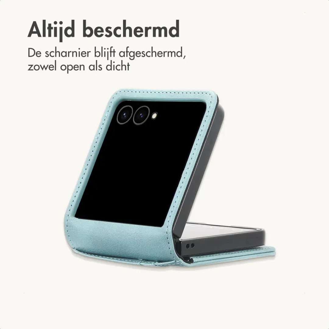 Imoshion Hoesje Samsung Galaxy Z Flip8 - 3 Pasjes - Lichtblauw