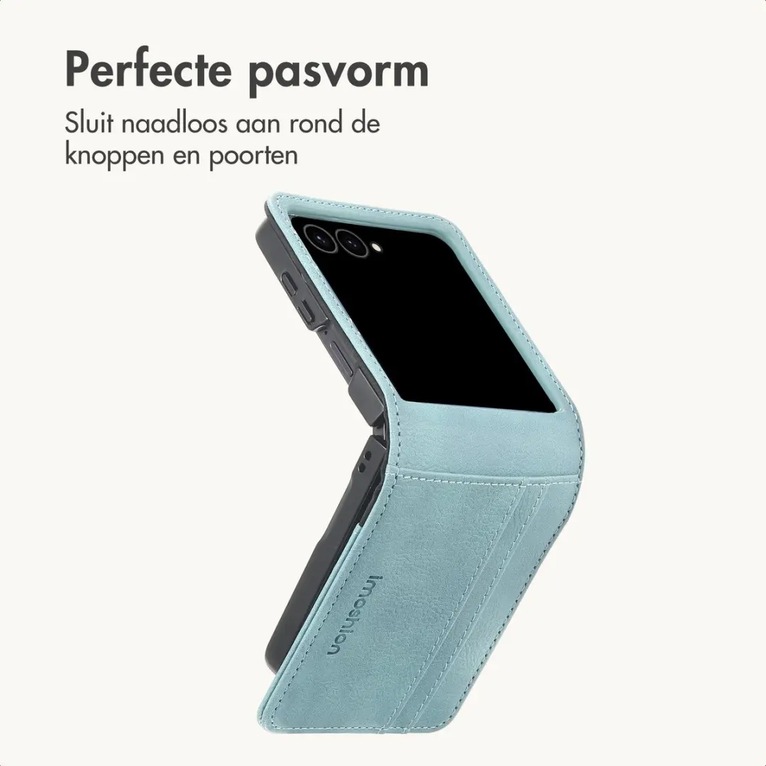 Imoshion Hoesje Samsung Galaxy Z Flip8 - 3 Pasjes - Lichtblauw