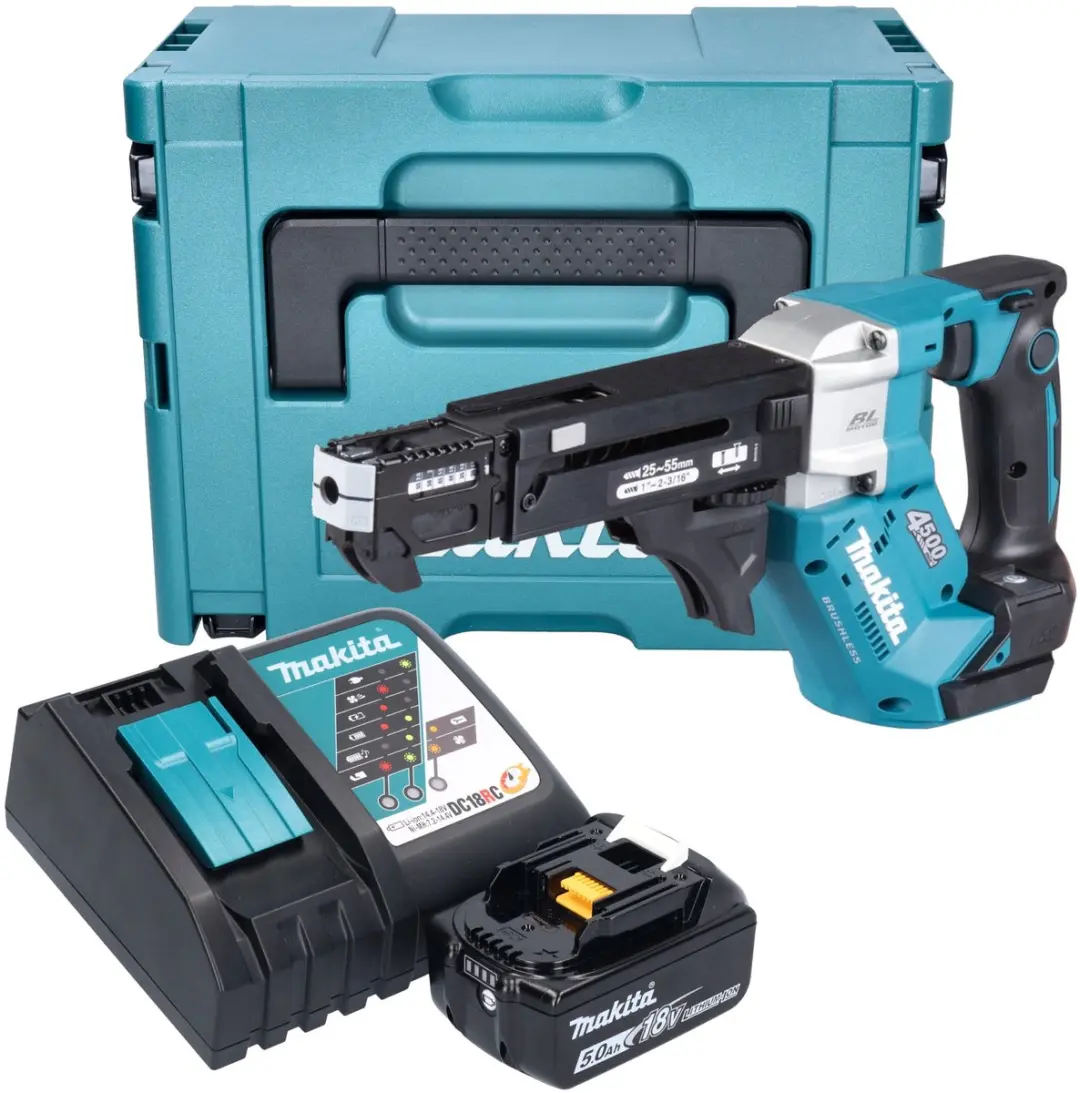 Makita DFR 552 RT1J accu-magazijnschroevendraaier 18 V 25