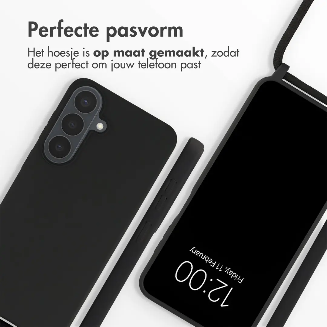 imoshiion Hoesje Samsung Galaxy S26 FE - Siliconen Zwart