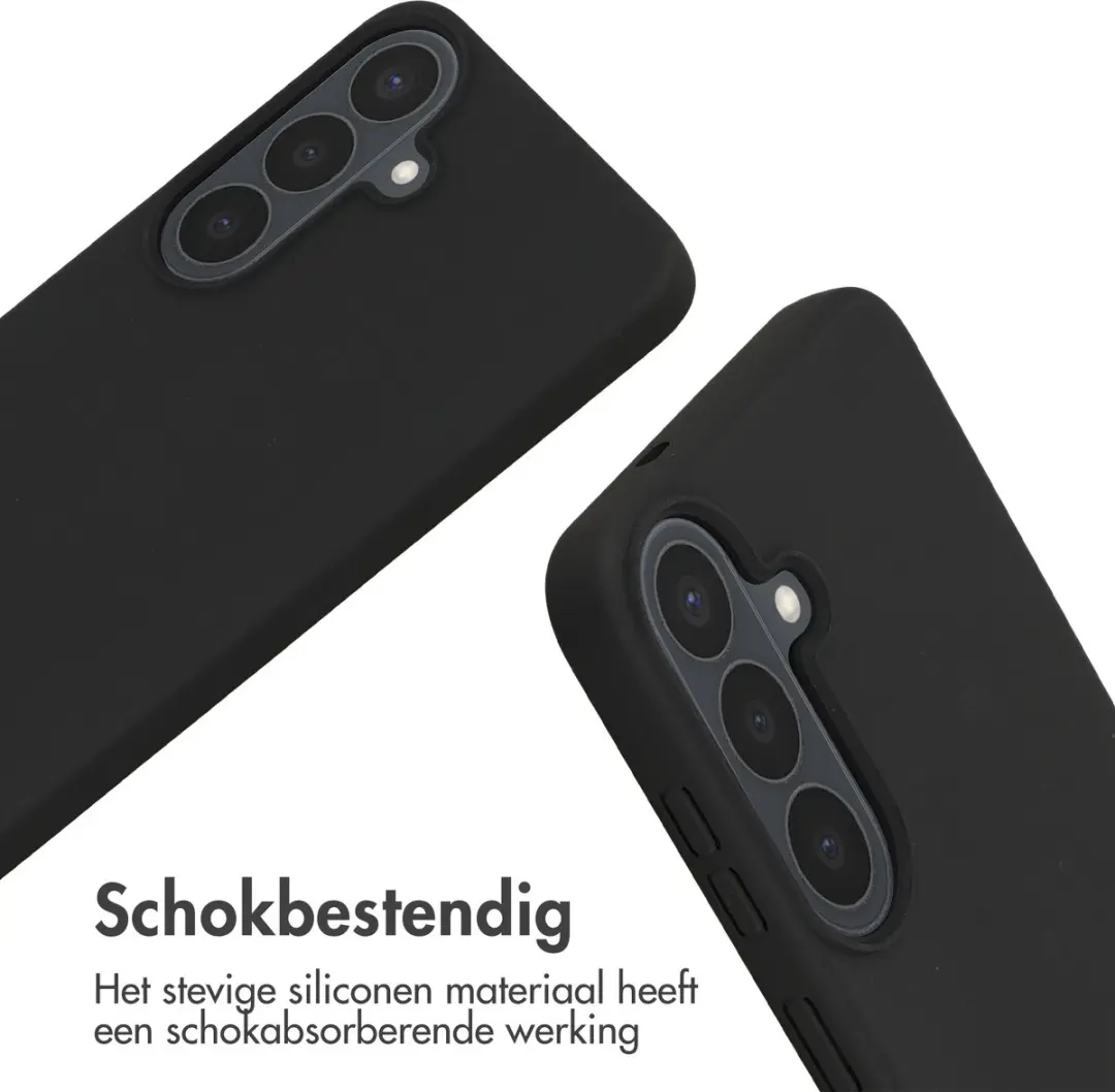 imoshiion Hoesje Samsung Galaxy S26 FE - Siliconen Zwart