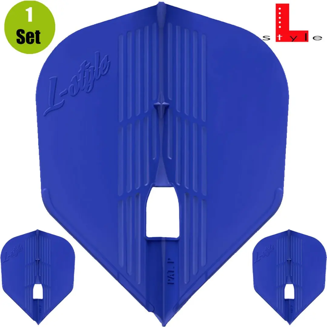 L-Style Champagne Flight Kami L3 Shape Blauw FP5303 - 3 Stuks