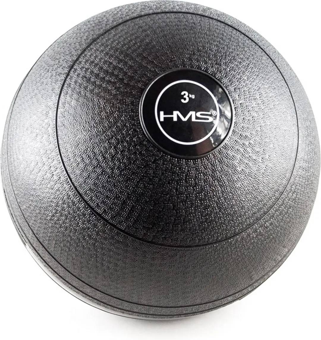 HMS PSB Serie Slam Ball 3 kg - Zwart - afbeelding 4 van 5