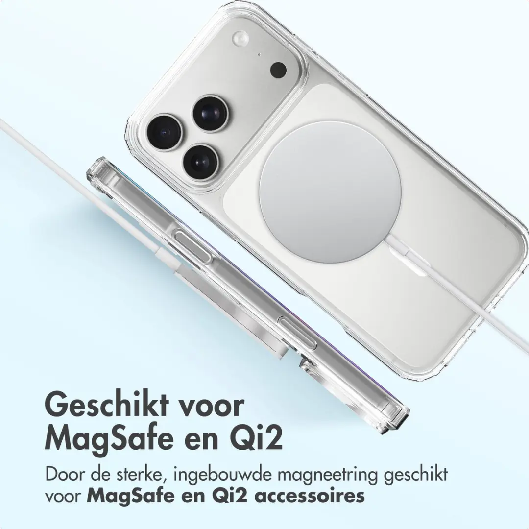 Accezz iPhone 17 Pro Max Xtreme Impact Backcover - Transparant MagSafe