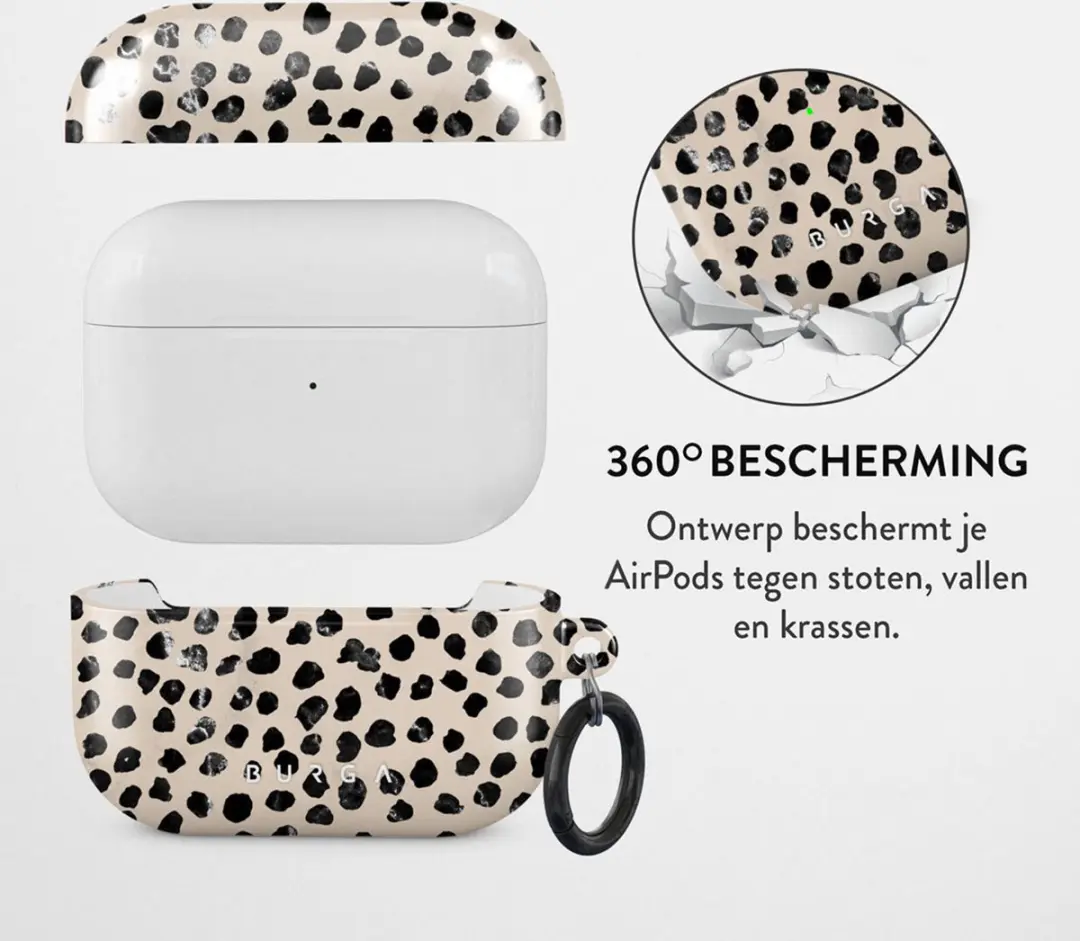 Burga Hoesje AirPods Pro 3 - Almond Latte