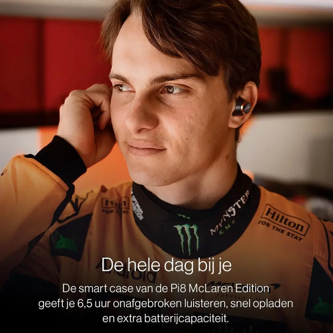 Bowers & Wilkins Pi8 McLaren Edition FP45837 - Galvanisch grijs & Papaya - afbeelding 6 van 6