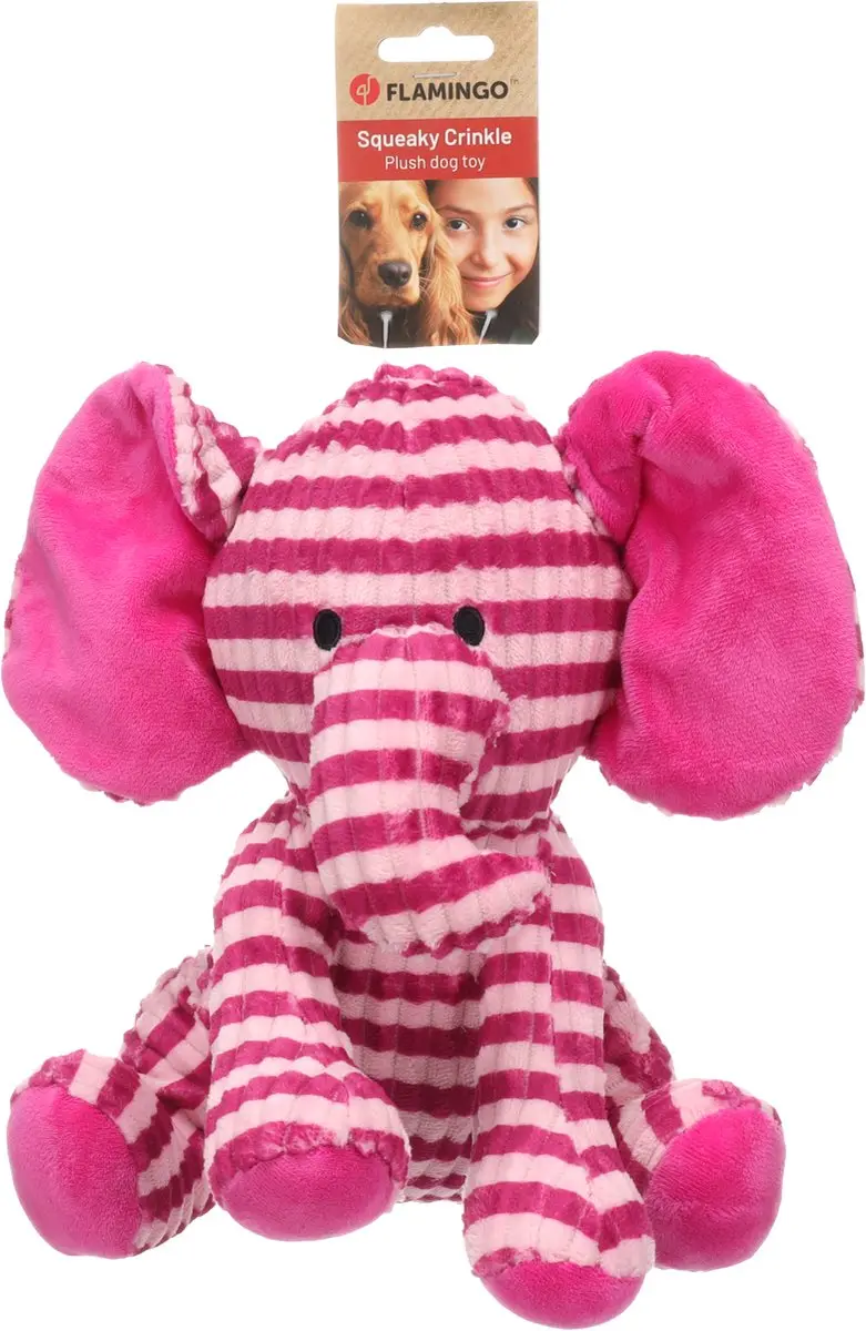 Flamingo HS Azor Olifant Roze 28x20x28cm