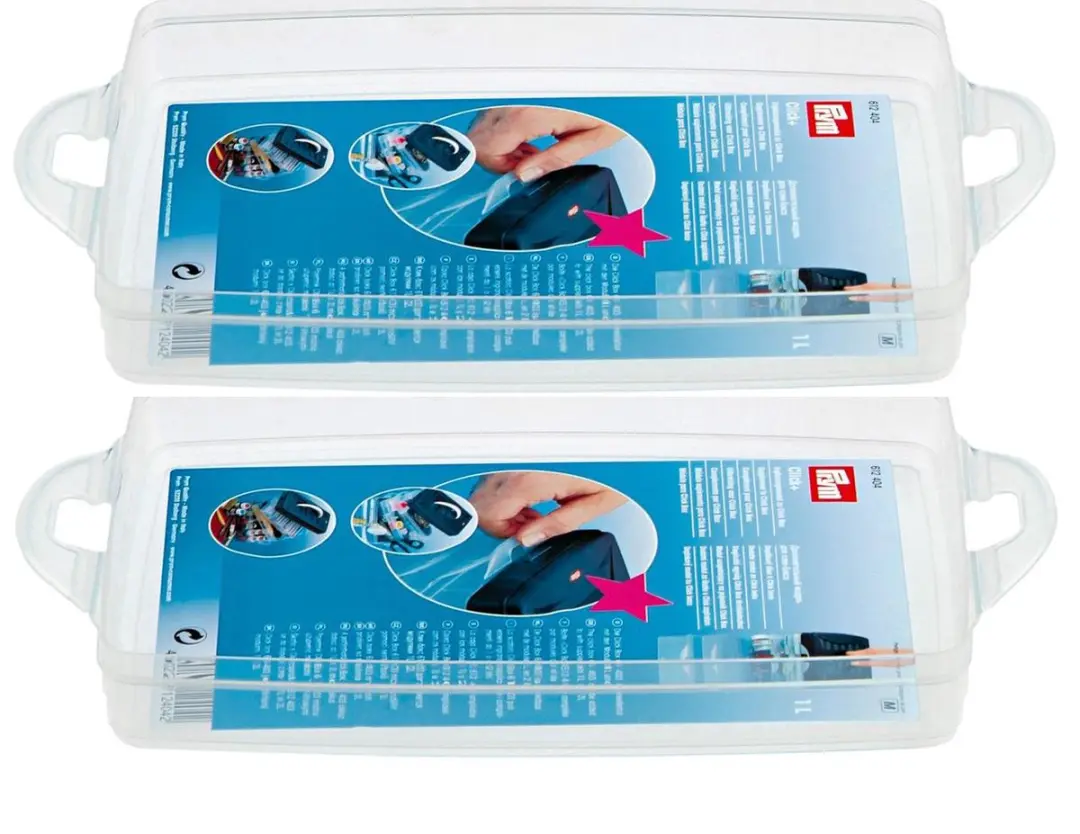 Prym ClickBox Uitbreiding 1L - 3 Vakken - Transparant