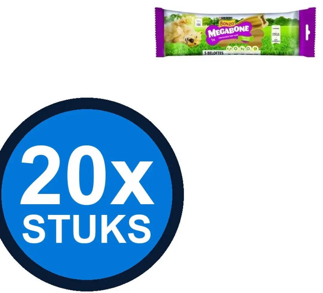 Bonzo Megabone Large Honden Snacks 200g