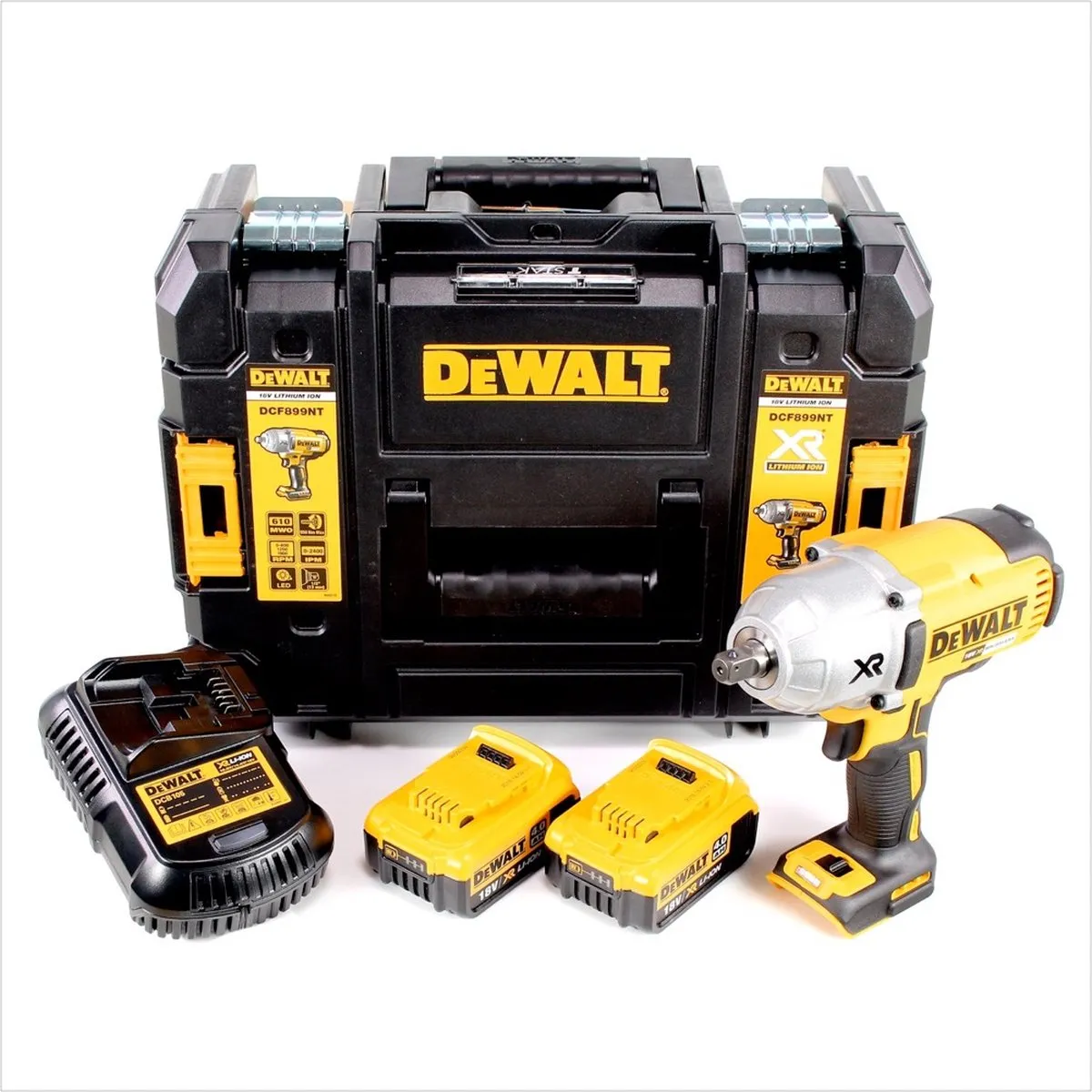 DeWalt DCF899M2 Slagmoersleutel 18V - 950Nm - 2x 4.0Ah + Lader - afbeelding 5 van 5