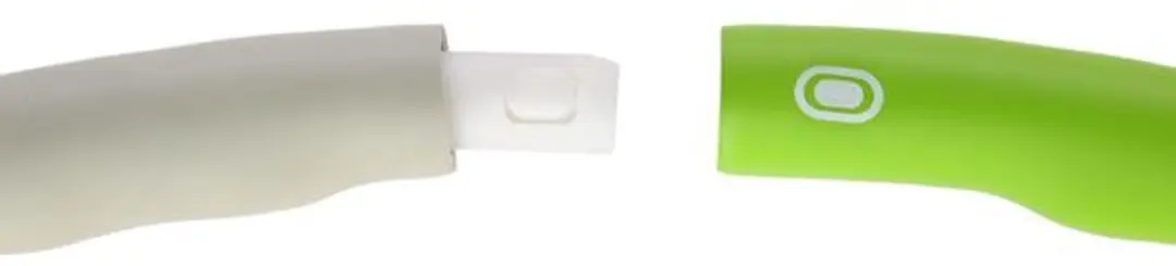 HMS Hula Hoop 100cm Groen/Grijs - 1,5kg - Masserende uitstulpingen