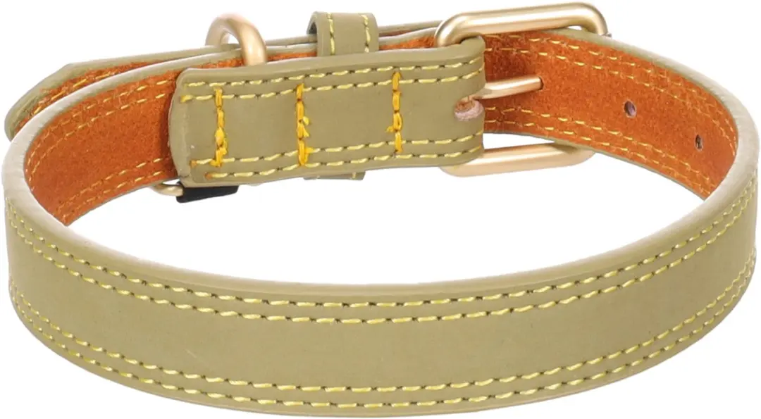 Flamingo Hond Halsband Virginia Groen - 31-39cm