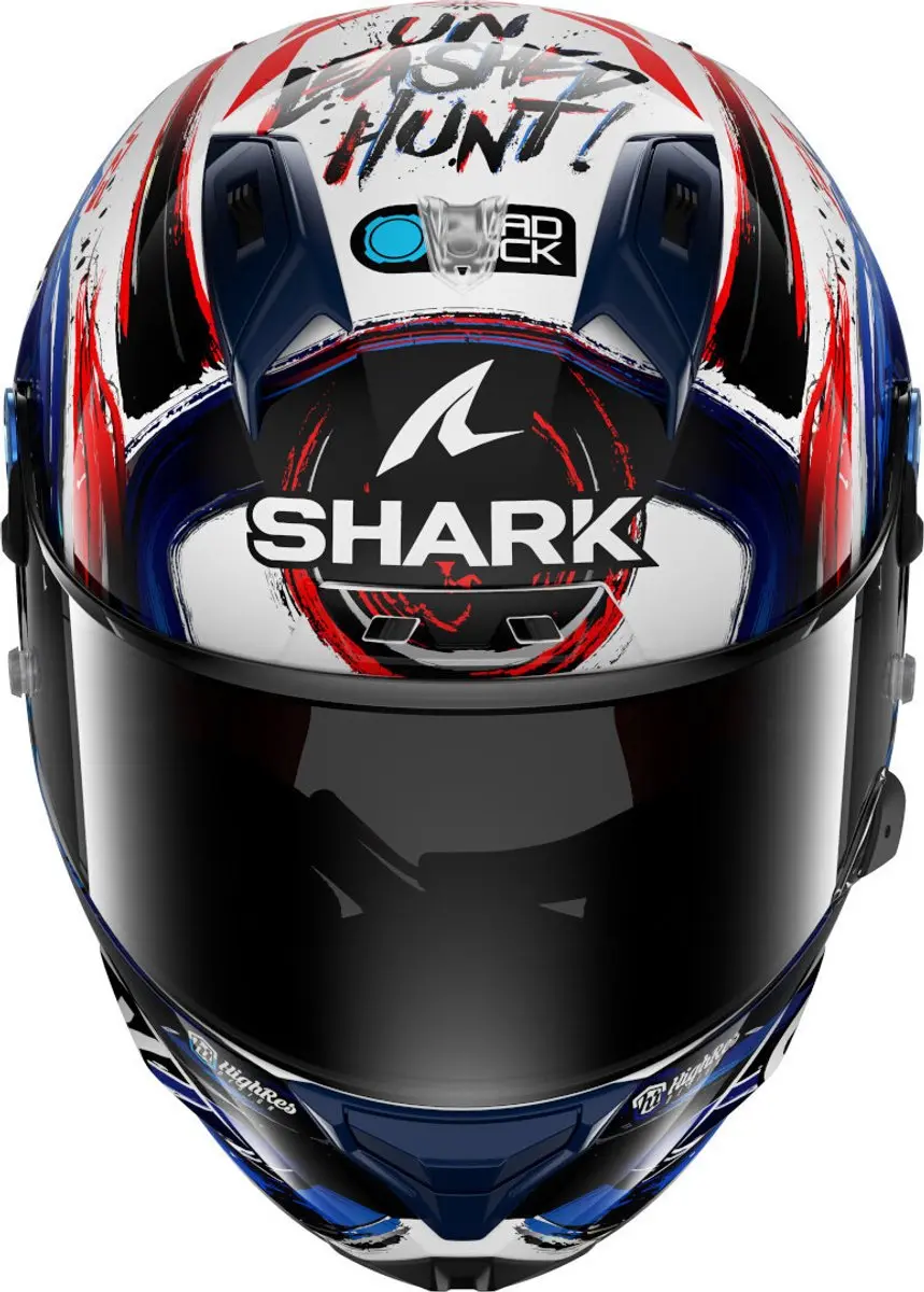 Shark Aeron-GP FIM Racing #1 Helm - XL - Zarco Signature Wit/Zwart/Blauw