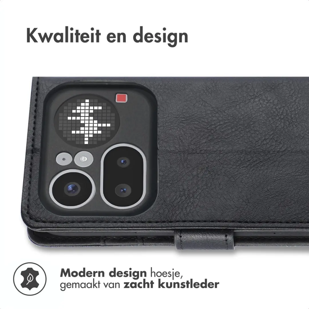 imoshion Hoesje Nothing Phone (4a) Pro - 3 Pasjes - Zwart