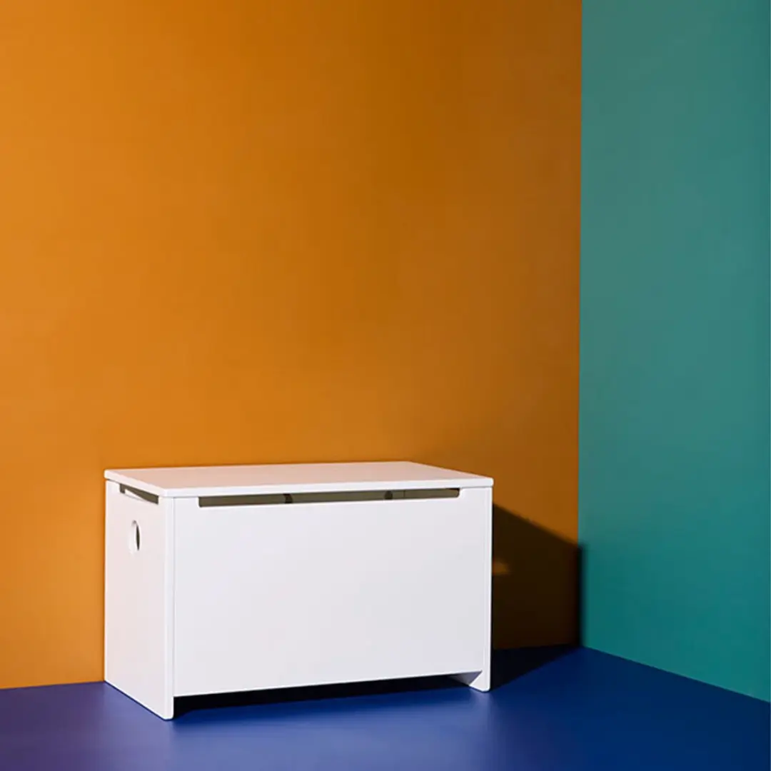 Kids Concept Opbergkist Bankje Star Wit - 49L