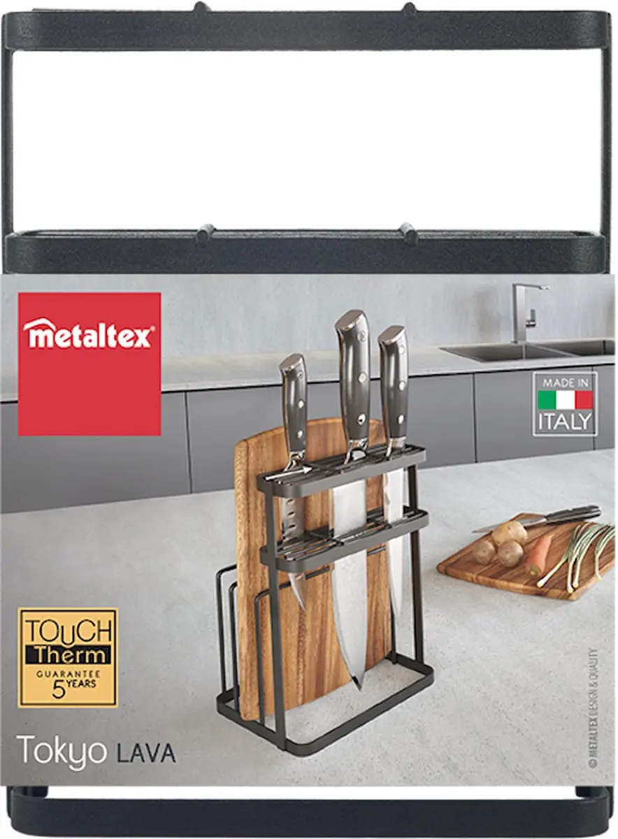 Metaltex Snijplankenrek MT-14352906162 - Zwart