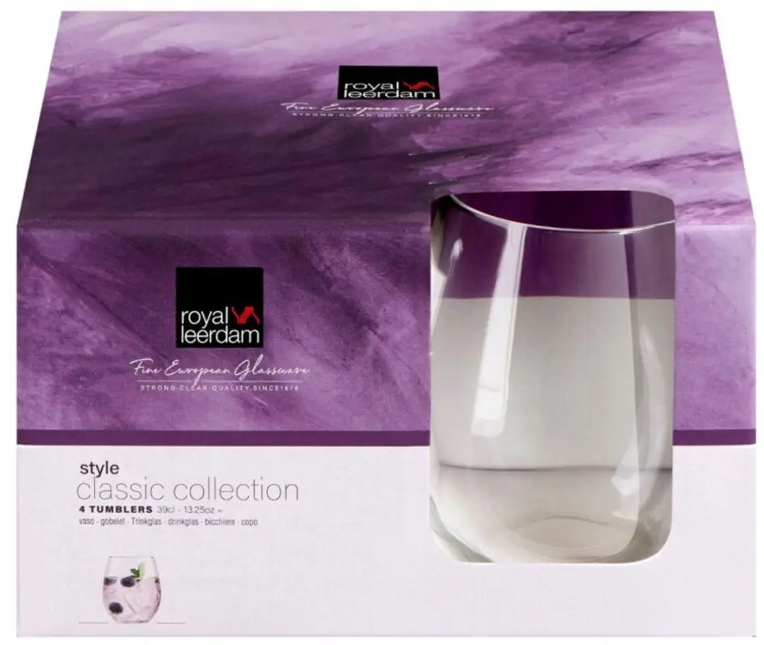 Royal Leerdam Glas Style Set 4x39cl