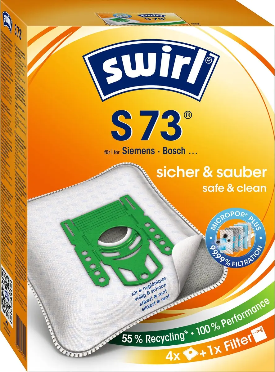 Swirl Stofzuigerzakken S73