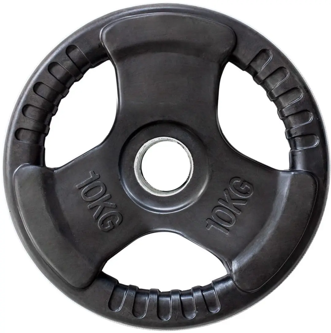 HMS Olympische Halteringschijf Rubber 15kg TOK15 - Zwart/Groen