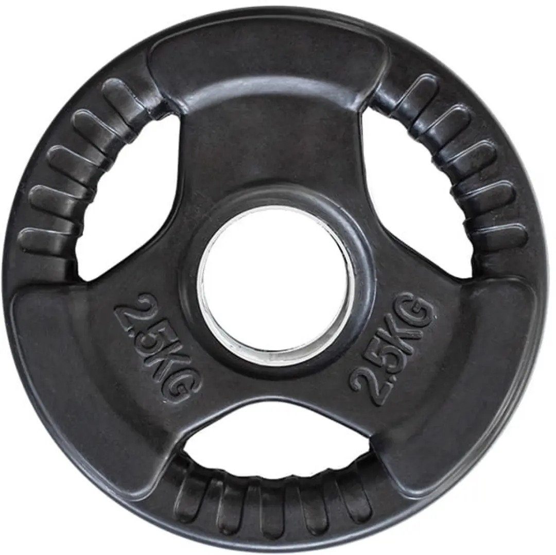 HMS Olympische Halteringschijf Rubber 15kg TOK15 - Zwart/Groen