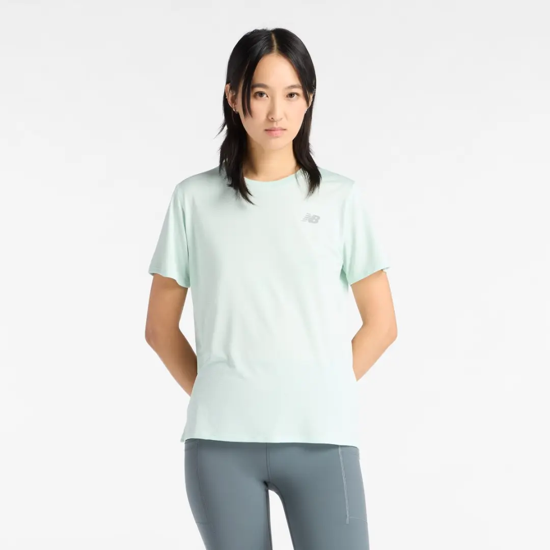 New Balance Dames Sportshirt M - Cosmic Jade