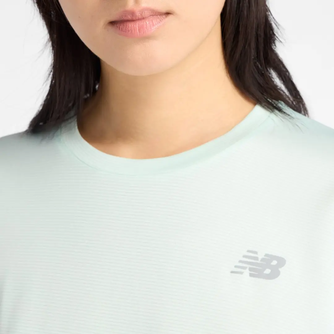 New Balance Dames Sportshirt M - Cosmic Jade