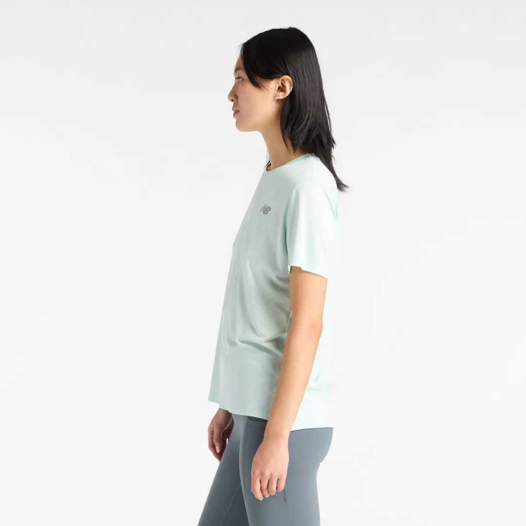New Balance Dames Sportshirt M - Cosmic Jade