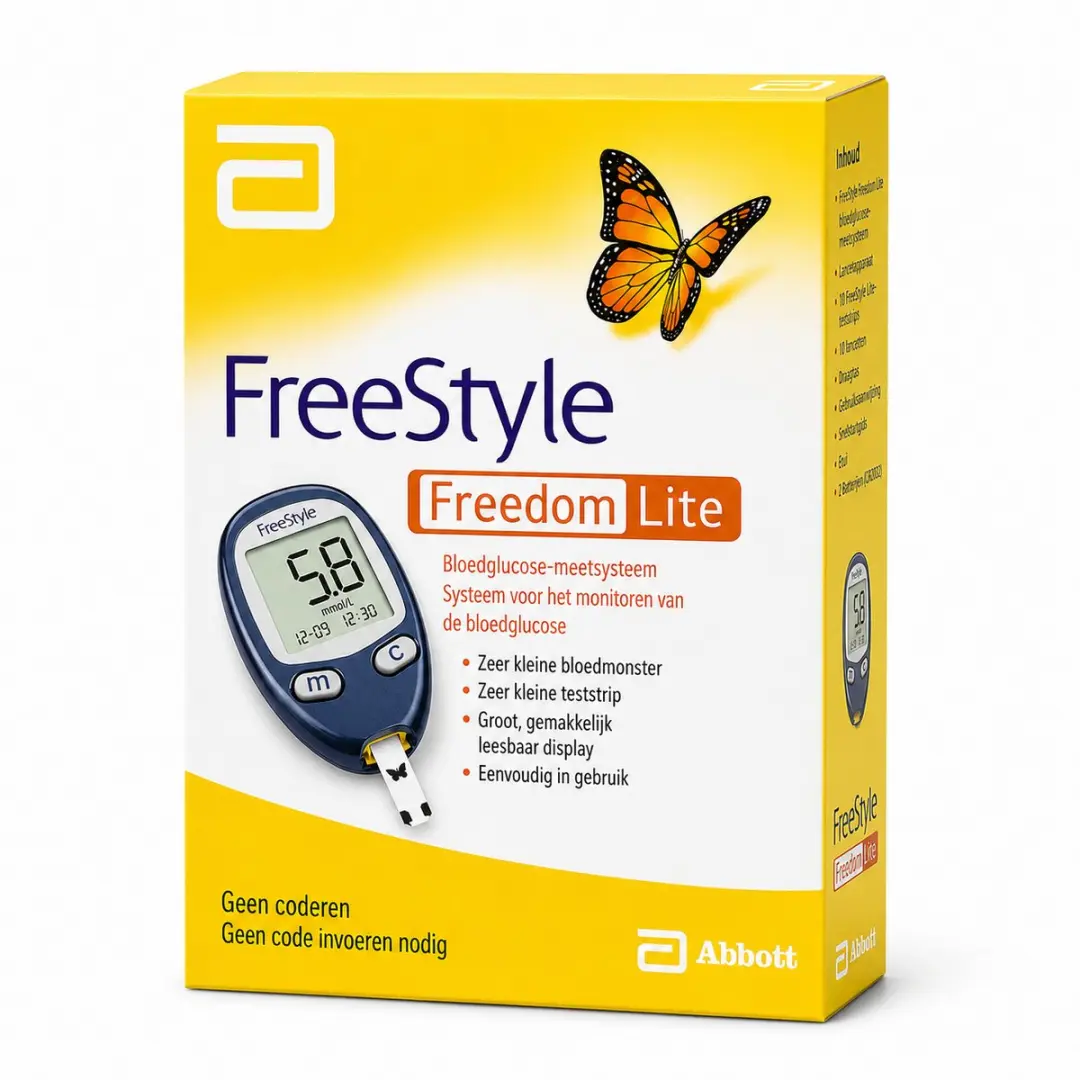 Abbott Freestyle Freedom Lite Glucosemeter - Zwart