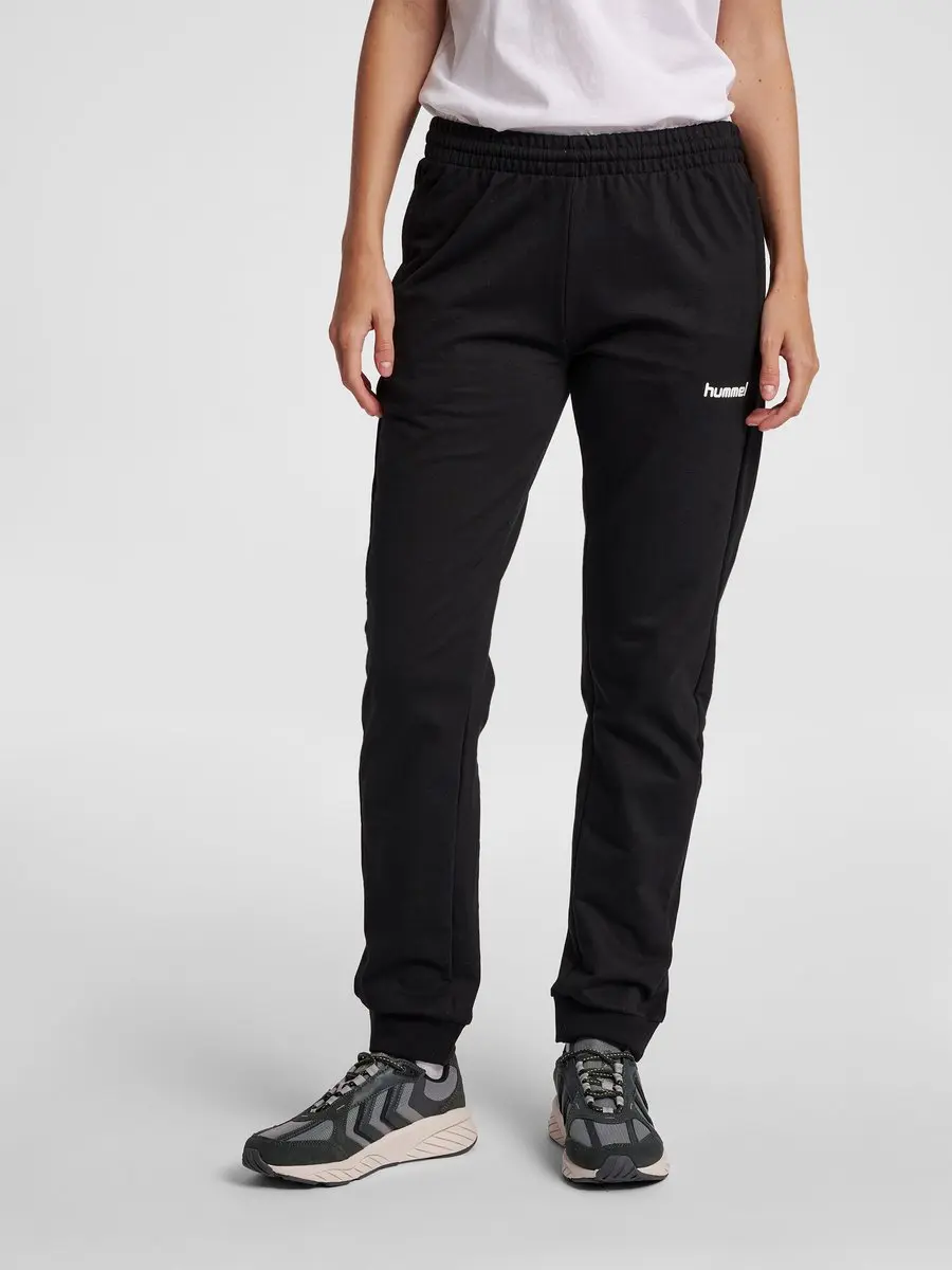 hummel Go Cotton Joggingbroek - XL - Zwart