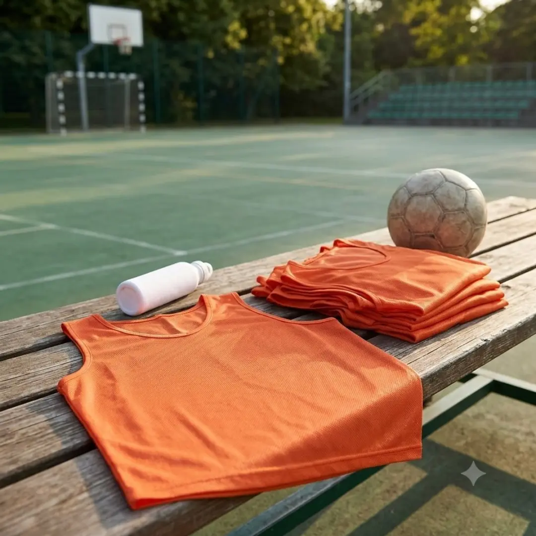 NUVEX Trainingshesjes Oranje - 6 Stuks Maat L