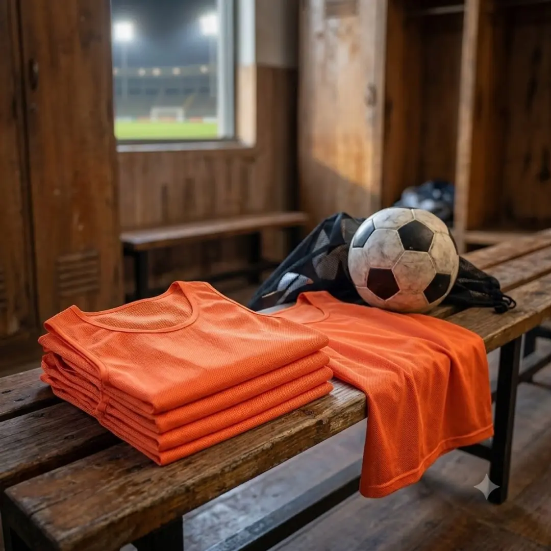 NUVEX Trainingshesjes Oranje - 6 Stuks Maat L