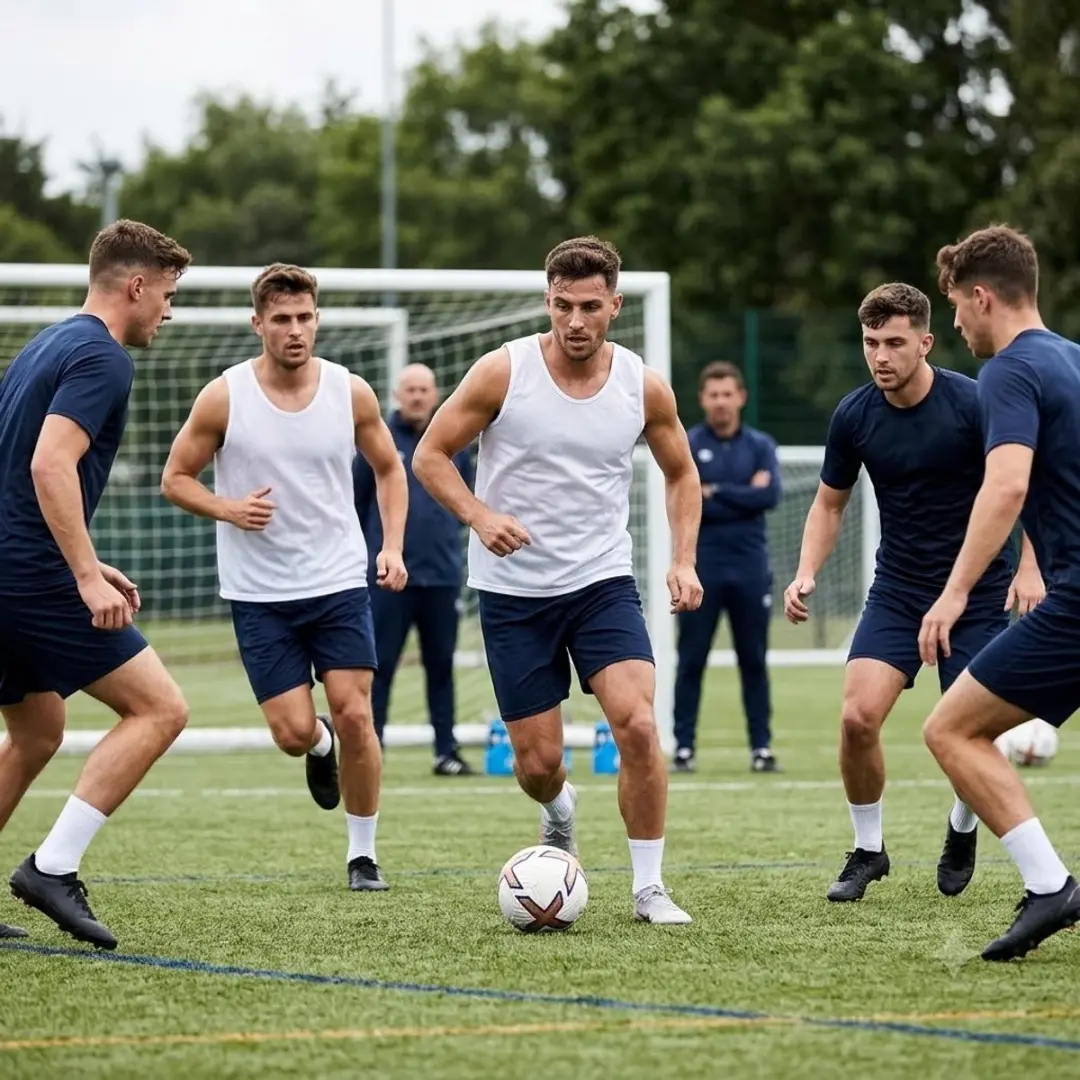 NUVEX Wit Sportvest - Ademend Teamhesjes 6 Stuks Maat L