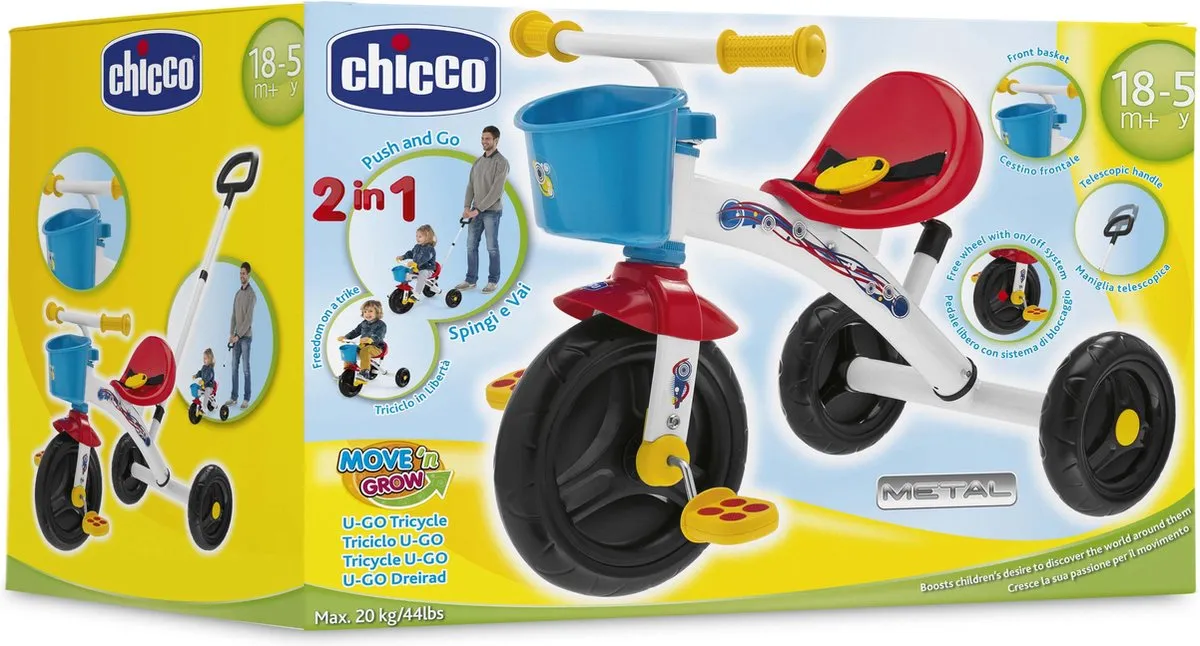 Driewieler Chicco Rood-Blauw