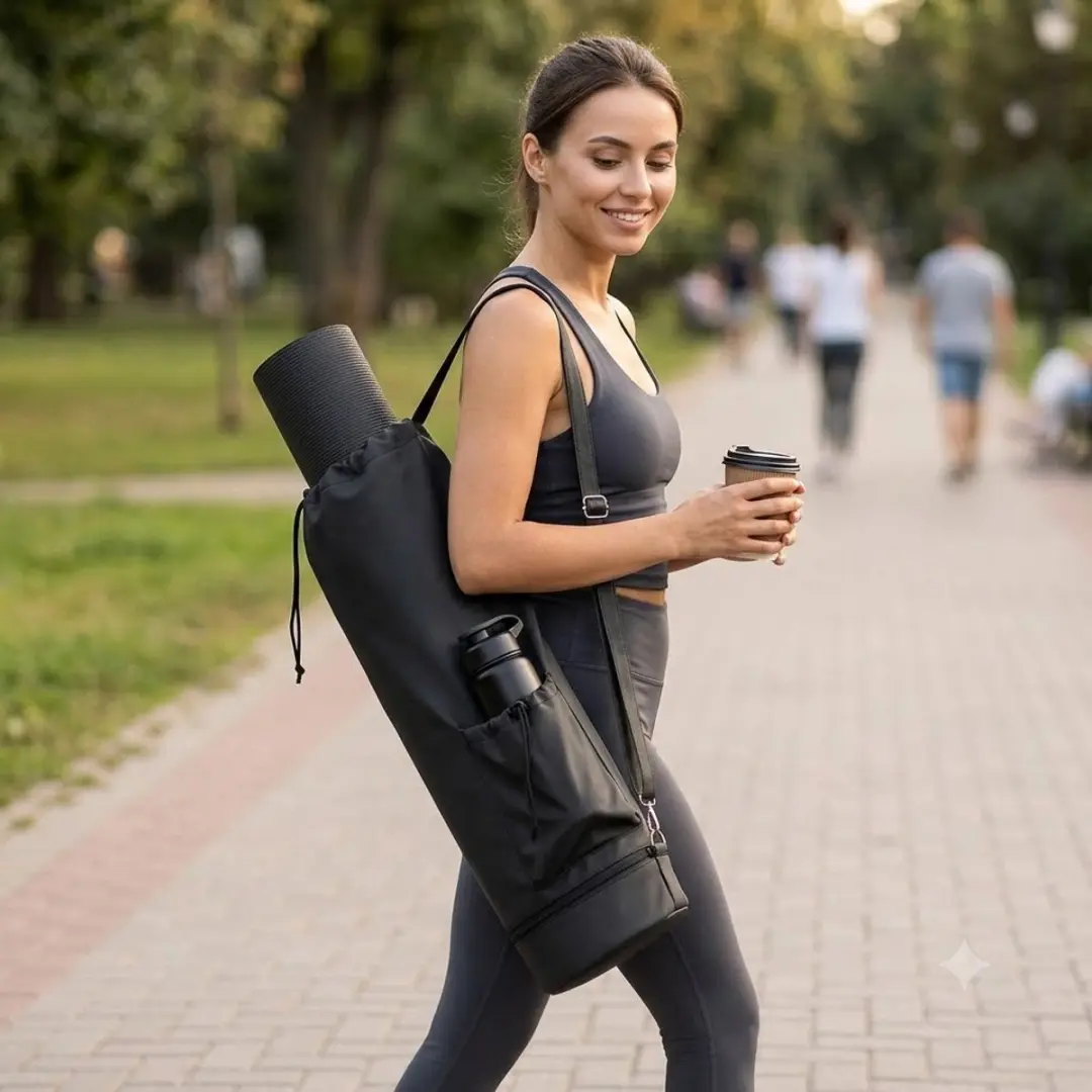 NUVEX Yogamat Tas Crossbody - Zwart