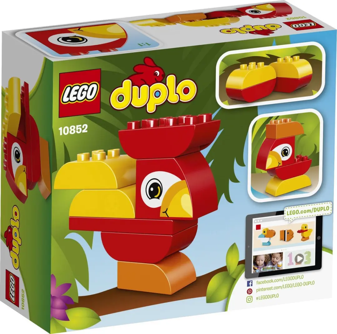 LEGO Mijn Eerste Vogel - 7 Stukken - Wit