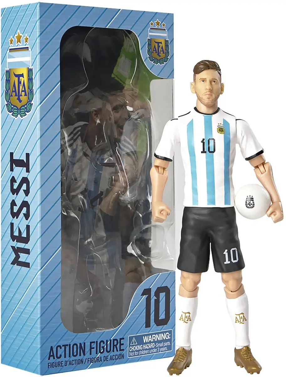Van der Meulen Lionel Messi Voetbalfiguur 20cm - Meerkleurig
