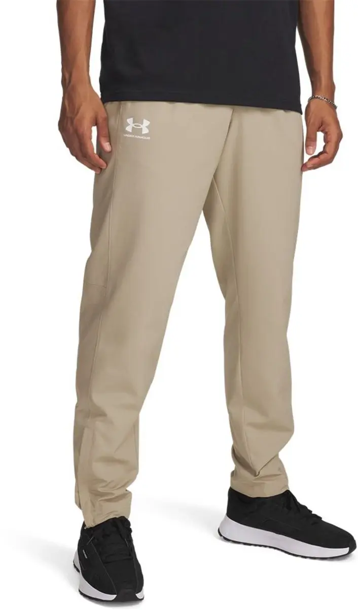 Under Armour Rival Woven Windbreaker Trainingsbroek 1390150-299 - S - Bruin