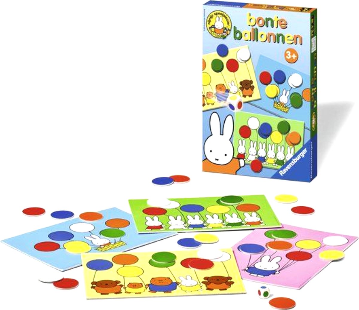 Ravensburger nijntje bonte ballonnen - leerspel