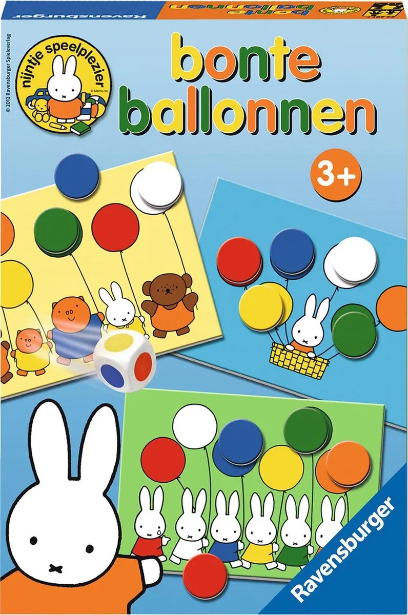 Ravensburger Nijntje Bonte Ballonnen - Leerspel 242917