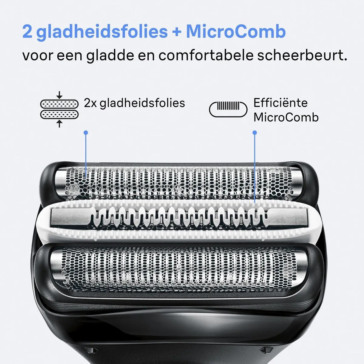 Braun Series 3+ 3040S Scheerapparaat - Blauw