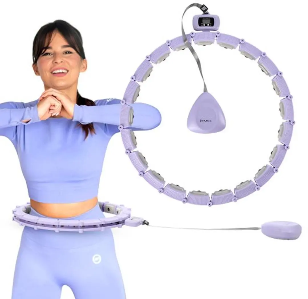 HMS HHM14 Magnetische Hula Hoop - Viooltje - 16cm - Met LCD Telraam