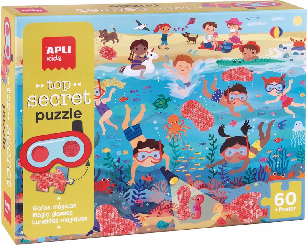 Apli Kids Top Secret Strand Puzzel